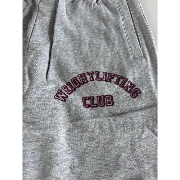Gymshark Weightlifting Club Jogger Small Grey Sweatpants Logo Comfy Baggy Look - Picture 4 of 13